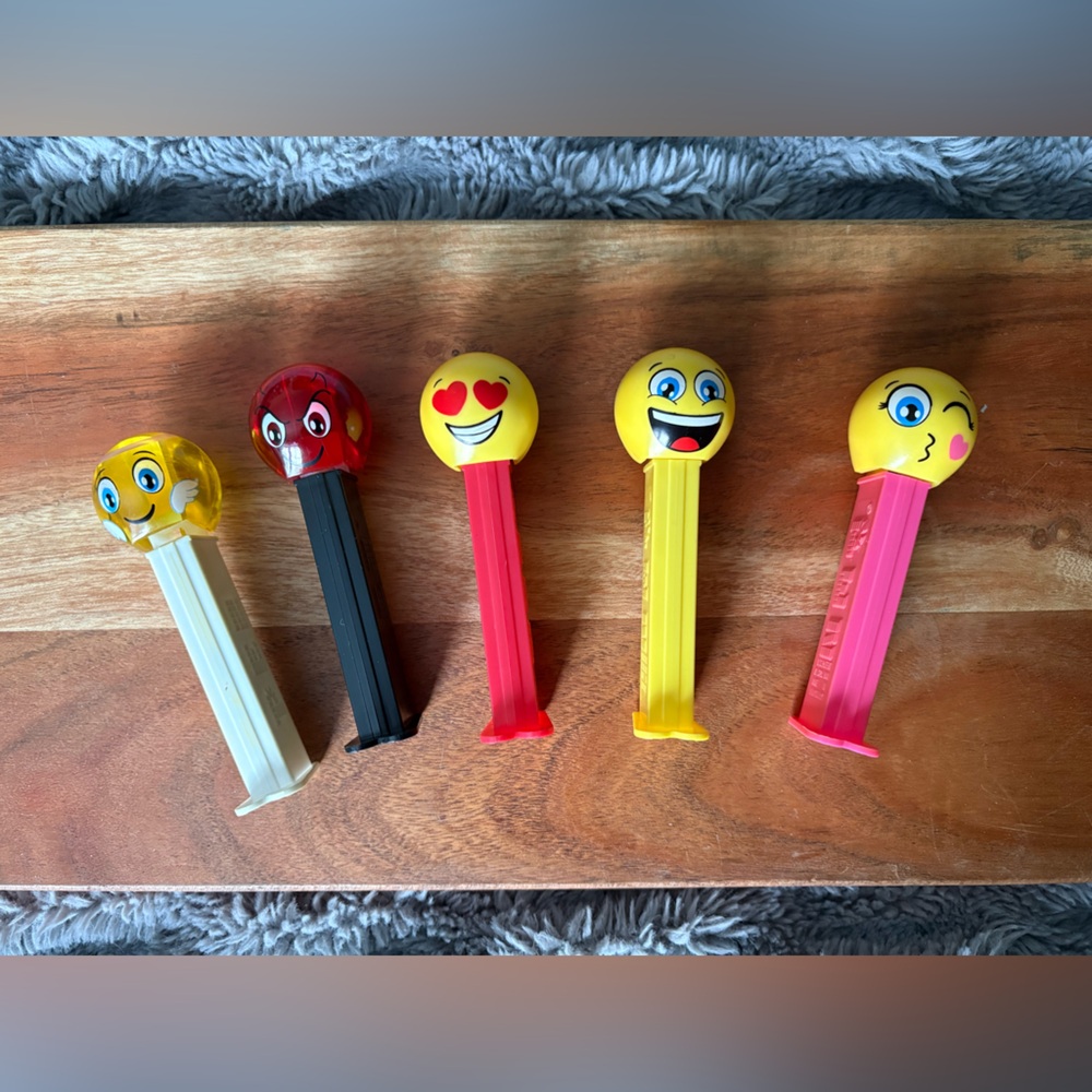 Emoji Pez Dispenser Set collectible SNL